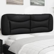vidaXL Headboard Cushion "Hvar" Black 160 cm Faux Leather