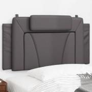 vidaXL Headboard Cushion "Viana" Grey 100 cm Faux Leather