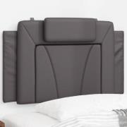 vidaXL Headboard Cushion "Viana" Grey 80 cm Faux Leather