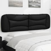 vidaXL Headboard Cushion "Hvar" Black 180 cm Faux Leather