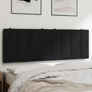 vidaXL Headboard Cushion "Hanko" Black 120 cm Velvet