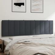 vidaXL Headboard Cushion "Hanko" Dark Grey 180 cm Velvet