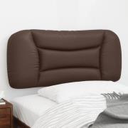 vidaXL Headboard Cushion "Hvar" Brown 90 cm Faux Leather