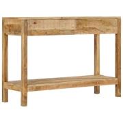 vidaXL Avlastningsbord med 2 lådor 110x35x75 cm massivt mangoträ