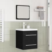 vidaXL Badrumsmöbelset Väggmonterad 2 pcs artisan ek 41 x 38.5 x 48 cm
