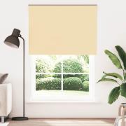 vidaXL Rullgardin mörkläggningsbar beige 160x210 cm tygbredd 156,6 cm