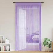 vidaXL Stränggardiner 2 st lila 140x250 cm