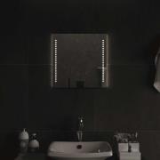 vidaXL Badrumsspegel LED 40x40 cm