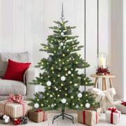 vidaXL Plast Hingad Julgran med 150 LED-lampor med stativ 150 cm PVC