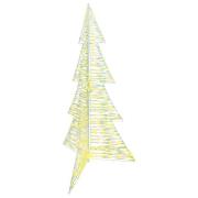 vidaXL Julgran med 240 LED-lampor Varmvit 180 cm PET