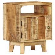 vidaXL Sängbord 40x30x50 cm grovt mangoträ