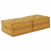 vidaXL Modulsofa enhet 2 pcs Gul 140 x 70 x 36 cm Tyg