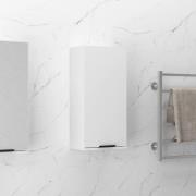 vidaXL Badrumsskåp väggmonterat vit 32x20x67 cm