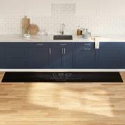 vidaXL Köksmatta Svart 300 x 60 cm Sammet