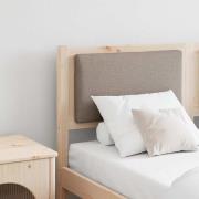 vidaXL Huvudgavel Övrigt Brun 150 cm Massiv furu