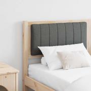 vidaXL Klädd sänggavel med huvudgavel Brun 150 cm Massiv furu