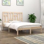 vidaXL Sängram utan madrass 160x200 cm massiv furu