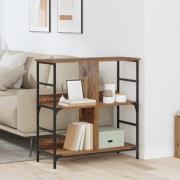 vidaXL Hyllsystem Gammalt trä 78.5 x 33 x 82 cm Konstruerat trä