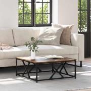 vidaXL Kaffeebord Gammalt trä 70 x 70 x 30 cm Konstruerat trä