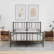 vidaXL Sängbord 2 pcs Gammalt trä 40 x 35 x 47,5 cm Konstruerat trä