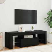 vidaXL TV-skåp Svart 120 x 35 x 40 cm Konstruerat trä