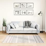vidaXL Matta tvättbar 80x150 cm svart och vit halkfri