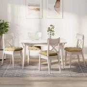 vidaXL Sittkuddar 4 pcs Grågrön 40 x 40 cm Kordread tyg