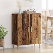 vidaXL Sideboard Gammalt trä 70 x 34 x 90 cm Konstruerat trä