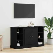 vidaXL Sideboard Svart Ek 100 x 35,5 x 60 cm Konstruerat trä