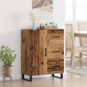 vidaXL Sideboard med låda Gammalt trä 69,5 x 34 x 90 cm