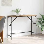 vidaXL Konsolbord Gammalt trä 100 x 32 x 75 cm Konstruerat trä