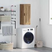 vidaXL Väggskåp Artisan Ek 34,5 x 34 x 90 cm Konstruerat trä