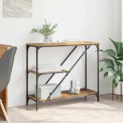 vidaXL Konsolbord Gammalt trä 88,5 x 30 x 75 cm Konstruerat trä