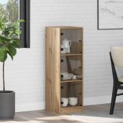 vidaXL Skåp Artisan Ek 35 x 37 x 109 cm Konstruerat trä