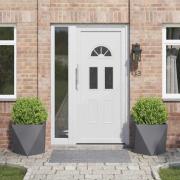 vidaXL Planteringskärl 2 pcs Antracit 50 x 50 x 50 cm Stål