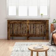 vidaXL Radiatorlock Rökt ek 172 x 19 x 81,5 cm Konstruerat trä