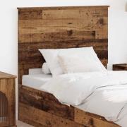 vidaXL Huvudgavel med huvudgavel Gammalt trä 90 cm Konstruerat trä