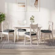 vidaXL Sittkuddar 4 pcs Mörkgrå 40 x 40 x 12 cm tyg