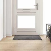 vidaXL Matta-runner Grå 100 x 100 cm 100% Polypropen Tuft