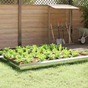 vidaXL Snigelfence 16 pcs Silver 50 x 3,5 x 25 cm Galvaniserat Stål