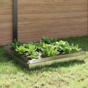 vidaXL Snigelstaket 8 pcs Silver Rostfritt stål