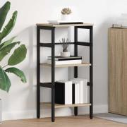 vidaXL Hyllsystem Sonoma-ek 40 x 29,5 x 81 cm Konstruerat trä