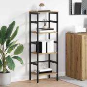 vidaXL Hyllsystem Artisan Ek 40 x 29,5 x 115 cm Konstruerat trä