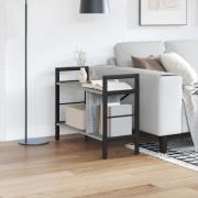 vidaXL Hyllsystem Grå Sonoma 75 x 30 x 58,5 cm Konstruerat trä