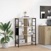 vidaXL Hyllsystem Sonoma-ek 82 x 32 x 112 cm Konstruerat trä