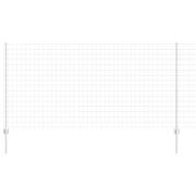 vidaXL Stängsel och Stånd Silver 1,2 x 25 m Stål