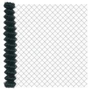 vidaXL Kedjelänk Stängsel Grön 10 x 1,6 m Stål