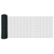 vidaXL Hexagonstängsel Grön 0,8 x 10 m PVC