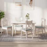 vidaXL Sittkuddar 4 pcs Ljusgrå 40 x 40 x 3 cm Sammet