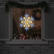 vidaXL Jul Snöflinga med 180 LED-lampor Varmvit 56 x 49 x 0.7 cm PVC